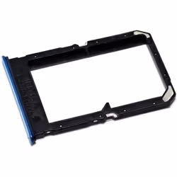 Tiroir Carte Dual SIM (Nano-SIM) pour Oppo Find X3 Lite (CPH2145) Remplacement Original Bleu