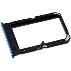 Tiroir Carte Dual SIM (Nano-SIM) pour Oppo Find X3 Lite (CPH2145) Remplacement Original Bleu