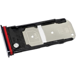 Tiroir Carte SIM et Support Carte Mémoire micro-SD pour Motorola Edge (2020) Remplacement Original Noir