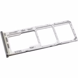 Tiroir Carte Dual SIM et Support Carte Mémoire micro-SD pour Samsung Galaxy M32 Remplacement Original Blanc