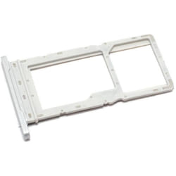 Tiroir Carte SIM pour Samsung Galaxy Tab A8 10.5 LTE (SM-X205) Nano-SIM Remplacement Original Argenté