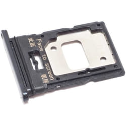 Tiroir Carte SIM pour Xiaomi 11 Lite 5G NE (2109119DG) + Support micro-SD Remplacement Original Noir