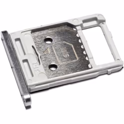 Tiroir Carte SIM pour Samsung Galaxy Tab S8 S8+ (X706B X806B) Nano-SIM + Micro-SD Remplacement Original Argenté