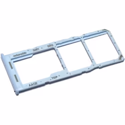 Tiroir Carte SIM pour Samsung Galaxy A13 (SM-A135F-DS) Dual-SIM + SD Remplacement Original Bleu Clair