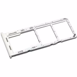 Tiroir Carte SIM pour Samsung Galaxy A13 (SM-A135F SM-A135F-DS) Dual-SIM + SD Remplacement Original Blanc