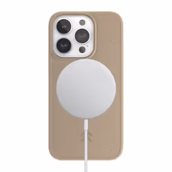 Woodcessories Bio Case MagSafe, Housse, Apple, iPhone 14 Pro, 15,5 cm (6.12"), Taupe
