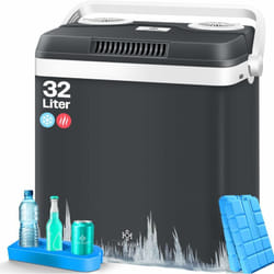 Kesser - Glacière 32 l 12V Prise 230V Mini-réfrigérateur Glacière thermoélectrique 32 litres Anthracite