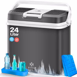 KESSER KE-24L Glacière thermoélectrique ; la glacière Kesser de 24 litres vous fournit des boissons fraîches en été et des pl ...
