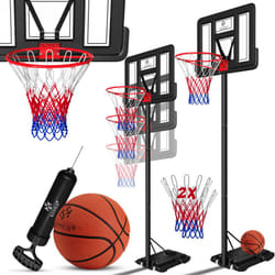 Kesser - Panier de basket-ball Premium avec support Roulettes Incl. basket-ball + pompe Hauteur du panier réglable de 230 à 305 cm Panier d'extérieur