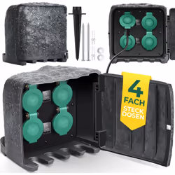 Description générale La prise de jardin KESSER est conçue pour une utilisation extérieure optimale. Fabriquée avec un boîtier ...