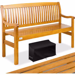 KESSER Banc de jardin, forme ergonomique, large assise confortable, bois en fibre de verre pour une meilleure longévité, soli ...