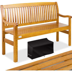 Kesser - Banc de jardin en bois Banc en bois résistant aux intempéries Banc de parc en bois massif Banc de balcon Banc de meubles de jardin pour