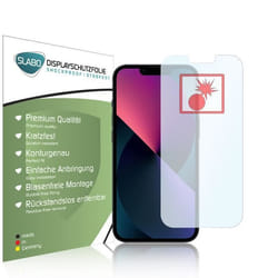 2 x Slabo Film de protection décran blindé iPhone 13  iPhone 13 Pro  iPhone 14 Shockproof Résistant aux chocs Invisible