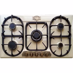 Table de cuisson à gaz - Kaiser - KG 9325 ElfEm - 90 cm - 5 brûleurs - Ivoire