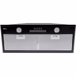 GURARI GCH B 051 70 BL Hotte encastrable 70 cm Noir 1000 m³/h hotte aspirante hotte de circulation dair