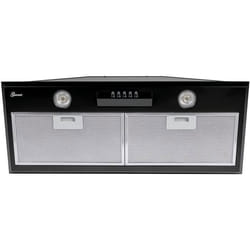 GURARI GCH B 051 70 BL Hotte encastrable 70 cm Noir 1000 m³/h hotte aspirante hotte de circulation dair