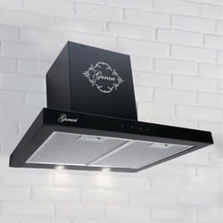 Gurari hotte Murale GCh 462 BL 6 Prime avec Tuyau dévacuation hotte aspirante 60 cm/ 1000 m/h/hotte aspirante en