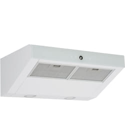Hotte aspirante 60 cm sans t�te sous plan Hotte aspirante blanche Respekta