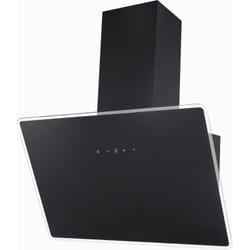 Hotte aspirante 80 cm sans t�te noire a++ � recyclage led Respekta
