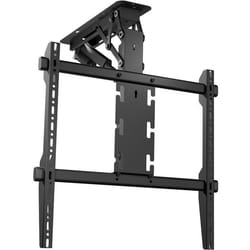 ONKRON Support TV Plafond Motorisé 50-75 jusqu’à 40 kg VESA 200x200 - 600x600 Accroche Electrique Pliable Noir N3LE-B