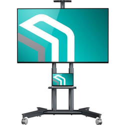 Support TV sur roulettes - ONKRON TS1571-G Graphite - 32-75 pouces - Hauteur réglable - 60 kg max
