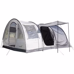 Tente Tunnel Skandika Simo 5 Protect - 5 Personnes - Tente familiale Camping avec Tapis de Sol Cousu Cabine de Couchage sombr ...