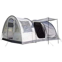 Tente Tunnel Skandika Simo 5 Protect - 5 Personnes - Tente familiale Camping avec Tapis de Sol Cousu Cabine de Couchage sombre