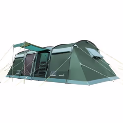 Tente familiale tunnel 10 personnes - Skandika Montana 10 Sleeper Protect - Tapis de sol cousu - 2 Cabines sombres