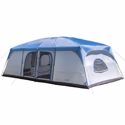 Tente familiale Skandika Tonsberg 10 Protect pour 10 Personnes - Sol Cousu 2 cabines toit panoramique