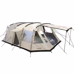 Tente familiale Tunnel  - Skandika Nordland 6 Sleeper - 6 personnes -  Camping - Cabines sombre - Sol cousu
