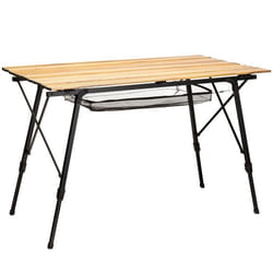 Table de camping pliable en aluminium - Skandika Jamsa - 120x70 cm - 10 hauteurs - 50 kg