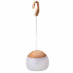 Lampe LED de camping - Skandika Tufjord - rechargeable crochet de suspension port USB lampe dappoint - imitation bois