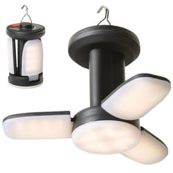 Lampe LED de camping Skandika Kvitnes - 6 modes déclairage powerbank pliable rechargeable cellule solaire intensité variable