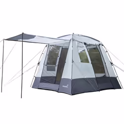 Tente multifonctionnelle multi-usages - Tente camping 3 personnes - 250 x 250 cm - Tapis de sol amovible - 100 % polyester re ...