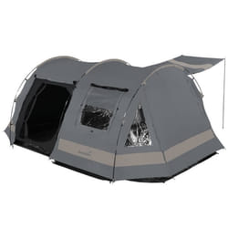 Tente tunnel Skandika Kambo 4 - Tente Camping 4 personnes - 1 cabine sombre - 3 entrées. store banne