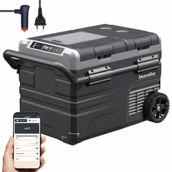 Glacière électrique Skandika Routa 35 L +20 ° à -20 °C connectée 2 Zones réfrigérateur 12v-220v silencieuse Mode éco