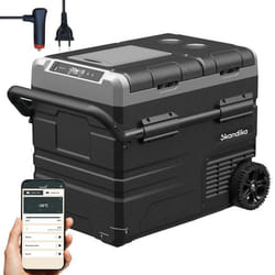 Glacière électrique Skandika Routa 45 L  +20 ° à -20 °C  connectée 2 Zones réfrigérateur 12v-220v silencieuse Mode éco