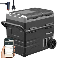 Glacière électrique Skandika Routa 55 L  +20 ° à -20 °C  connectée 2 Zones réfrigérateur 12v-220v silencieuse Mode éco