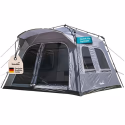 Tente de camping - Skandika Hognes 4 Protect Quick-Start - 4 personnes - Montage rapide pop-up - Prémontée