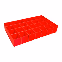 ProClick A3 CT M 74, Ensemble de boîte à outils, Plastique, Rouge, 364 mm, 208 mm, 63 mm