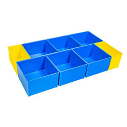 ProClick BC3 CT M 74 Ensemble de boîte à outils Plastique Bleu, Jaune
