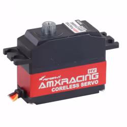 Amewi 28446, Servo, Métal, Noir, Rouge