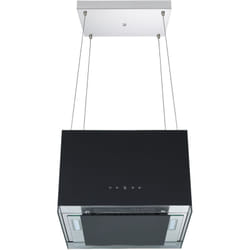 Hotte d'aspiration Hotte îlot 50 cm suspendue Hotte design noire Touch Respekta