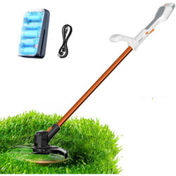 Litheli - Coupe-bordures sans fil 2 en 1, avec batterie lithium 20V 2,0 Ah, tête de coupe de 25 cm et changement de fil rapide, idéal pour pelouse et