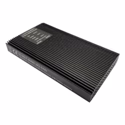 LC-Power LC-M2-C-NVME-2X2-RAID Boîtier de disques de stockage Enceinte ssd Noir M.2 Alimenté par port USB - Vue supplémentaire 2