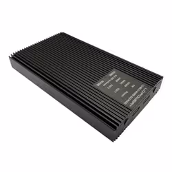 LC-Power LC-M2-C-NVME-2X2-RAID Boîtier de disques de stockage Enceinte ssd Noir M.2 Alimenté par port USB - Vue supplémentaire 5