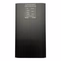 LC-Power LC-M2-C-NVME-2X2-RAID Boîtier de disques de stockage Enceinte ssd Noir M.2 Alimenté par port USB - Vue supplémentaire 6