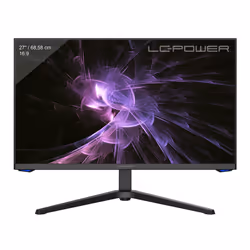 LC-Power LC-M27-QHD-180, 68,6 cm (27"), 2560 x 1440 pixels, Quad HD, 1 ms, Noir