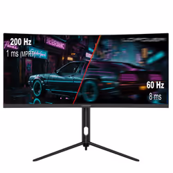 LC-Power LC-M30UWFC écran plat de PC 30" Full HD Ultra large LED Noir - Vue supplémentaire 4