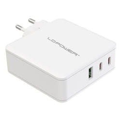 LC-Power LC-GAN-100 chargeur d'appareils mobiles Universel Blanc Secteur Charge rapide Intérieure